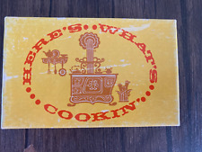 Here's What's Cooking Recipe Cards Box Currrent Old Stove Design Sealed picture