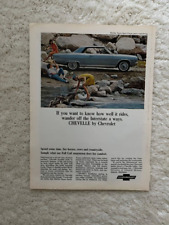 1965 Chevrolet Chevelle Malibu Super Sport SS Coupe  Original Print Ad picture