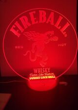 FireBall Whisky Neon bar light LED Desk Lamp sign picture