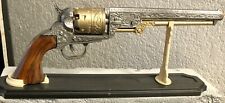 Colt Navy 1851 FULL METAL Model/Vintage Costume Prop Revolver w/ Display Stand picture