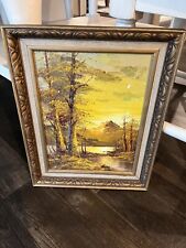 Vintage Gold Tone Ornate Frame 19 X 16  picture