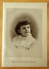 Mary Emma Duncan Sprague PORTRAIT Antique Print 1919 Warwick, Rhode Island RI picture