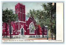 c1910 Cargill Memorial ME Church Janesville Wisconsin WI Vintage Postcard picture