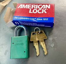 American Lock A1105KAW6000RED Aluminum Body Padlock with 2 Keys Green And Red picture