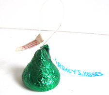 Hallmark Christmas Ornament Hershey's Kisses Kiss Green Foil Vintage S4 picture