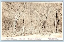 Nora Springs Iowa IA Postcard RPPC Photo Hunters Delight Winter Scene 1912 picture