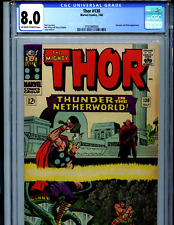 Mighty Thor  # 130 CGC 8.0 1966 Marvel Hercules Pluto Amricons K55 picture