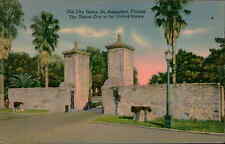 Postcard: Old City Gates, St. Augustine, Florida The Oldest City in th picture