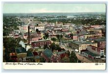 1908 Bird's Eye View of Topeka Kansas KS Antique Posted Postcard picture