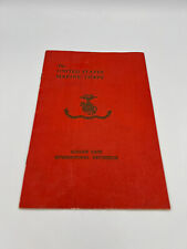 Vintage The United States Marine Corps Golden Gate Int. Expo Brochure T.I. 1940 picture