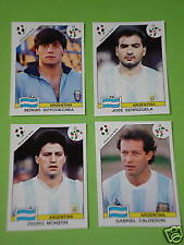 1990 Panini World Cup - 4 x Argentina Extrasticker  picture