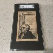 c.1885 H602 U.S. Presidents Trade Card - John Adams SGC Poor 1 picture