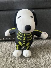 Peanuts Snoopy Halloween Skeleton Animated Plush Side Stepper Moves And Sound picture