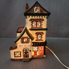 Dickens Keepsake Post Office Porcelain Lighted House w Light 1993 picture