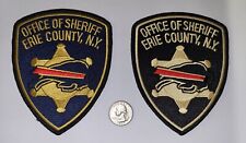 2 Erie County Sheriff Office New York Buffalo Bills Football Themed Police Patch picture
