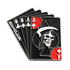 Reaper Dead Card Anarcy Outlaw Reaper Crew MC BIKER PIN (MP4) picture