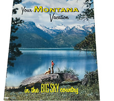 1960s Your Montana Vacation In The Big Sky Country Brochure Guide Book Souvenir picture