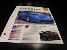 1992-1995 Bugatti EB110 Spec Sheet Brochure Photo Poster 1993 1994 picture