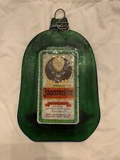 Jägermeister Liqueur 1 Liter Flattened Glass Bottle. Great Wall Art for Bar. picture