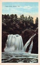 Mellen WI Wisconsin Copper Falls State Park Ashland County Vtg Postcard A9 picture