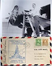 Russell Boardman 1931 Record Flight New York To Turkey Autograph Rare Died 1933 picture