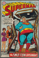 Superman 221 with Superman Family Pin-Up Page  Good  1969 DC Comic picture