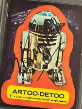 Kenny Baker Signed PSA/DNA 1977 Topps Star Wars Sticker #6 Artoo-Detoo R2-D2 picture