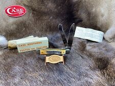 1992 Case Brothers Trapper 5254 SS Knife With Genuine Stag Handles Mint Box 317 picture