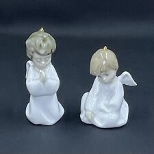Lladro Ornaments Mini Angelitos Angel Ornament set of 2 Cherubs Figurines picture