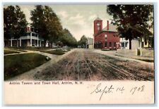 1908 Antrim Tavern and Town Hall, Antrim New Hampshire NH Antique Postcard picture