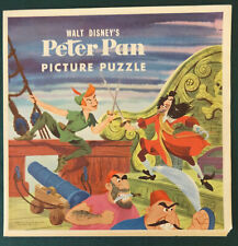 1952 Peter Pan Picture Puzzle Walt Disney, Disneyana, Donald Duck Bread Unused picture