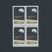 Apollo 8 Space Mission - Vintage Mint Set 4 Stamps 50 Years Old picture