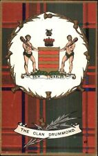 Scotland Scottish Tartan Clan Series c1905 Postcard DRUMMOND #2 picture