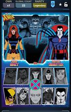 TOPPS MARVEL COLLECT X-MEN 97 COLLECTION Legendary- Motendo-JEAN GREY & SINISTER picture