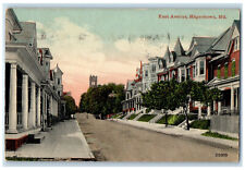 1912 Scene at East Avenue Hagerstown Maryland MD Antique Posted Postcard picture