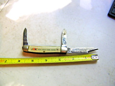 Vintage KUTMASTER Folding Pocket Knife NORTHRUP KING SEEDS Advertising Knife picture