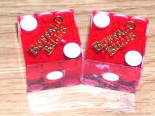 1 PAIR OF DICE FROM BUFFALO BILL'S CASINO (6) CASINO PRIMM NV picture