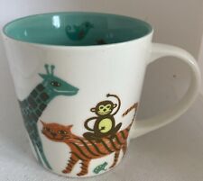 Starbucks 2008 Bone China Kids Zoo Safari Animals Coffee Mug Tea Cup 8 oz picture