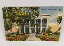 Vintage Postcard GOVENOR'S MANSION Austin Texas 1948 Ellison Photo picture