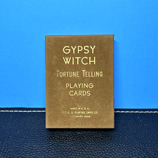 1940's Vintage Gypsy Witch Fortune Telling Playing Cards. picture