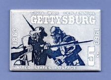 BATTLE OF GETTYSBURG *2x3 FRIDGE MAGNET* CIVIL WAR NORTH SOUTH PA STAMP LEE 1863 picture