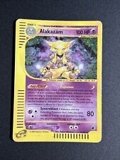 Pokemon Expedition Base Set Rare Holo Foil Eng Alakazam 1/165 picture