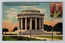 Washington DC-George Rogers Clark Memorial, Antique, Vintage Souvenir Postcard picture