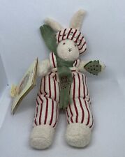 2002 Hallmark BUNNIES BY THE BAY Stuffed Plush Christmas Rabbit Joy Phil 9