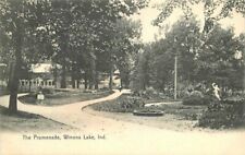 c-1905 The Promenade Winona Lake Indiana Postcard Watson's Drug 21-626 picture