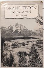 1951 Grand Teton Nation Park Guide Pamphlet Booklet Promo Wyoming picture
