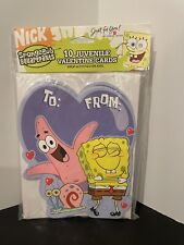 2005 Spongebob SquarePants Valentine Cards Pack Of 10 NEW picture