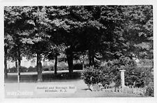 Postcard NJ Hillsdale Sundial and Borough Hall Bergen County New Jersey picture
