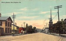 Postcard Third Avenue in New Brighton, Pennsylvania~121198 picture