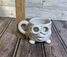 Vintage G O T Face with Eyeglasses Mug Espresso Coffee Cup Planter with feet picture